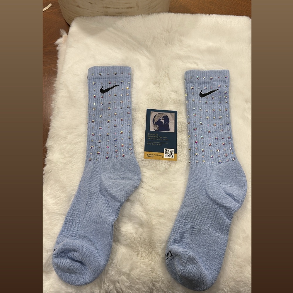 Nike Blue Athletic Socks for Performance
